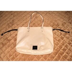 Victoria's Secret Nude Bare Tote Bag Cinched Top Shoulder Purse Shopper NWOT